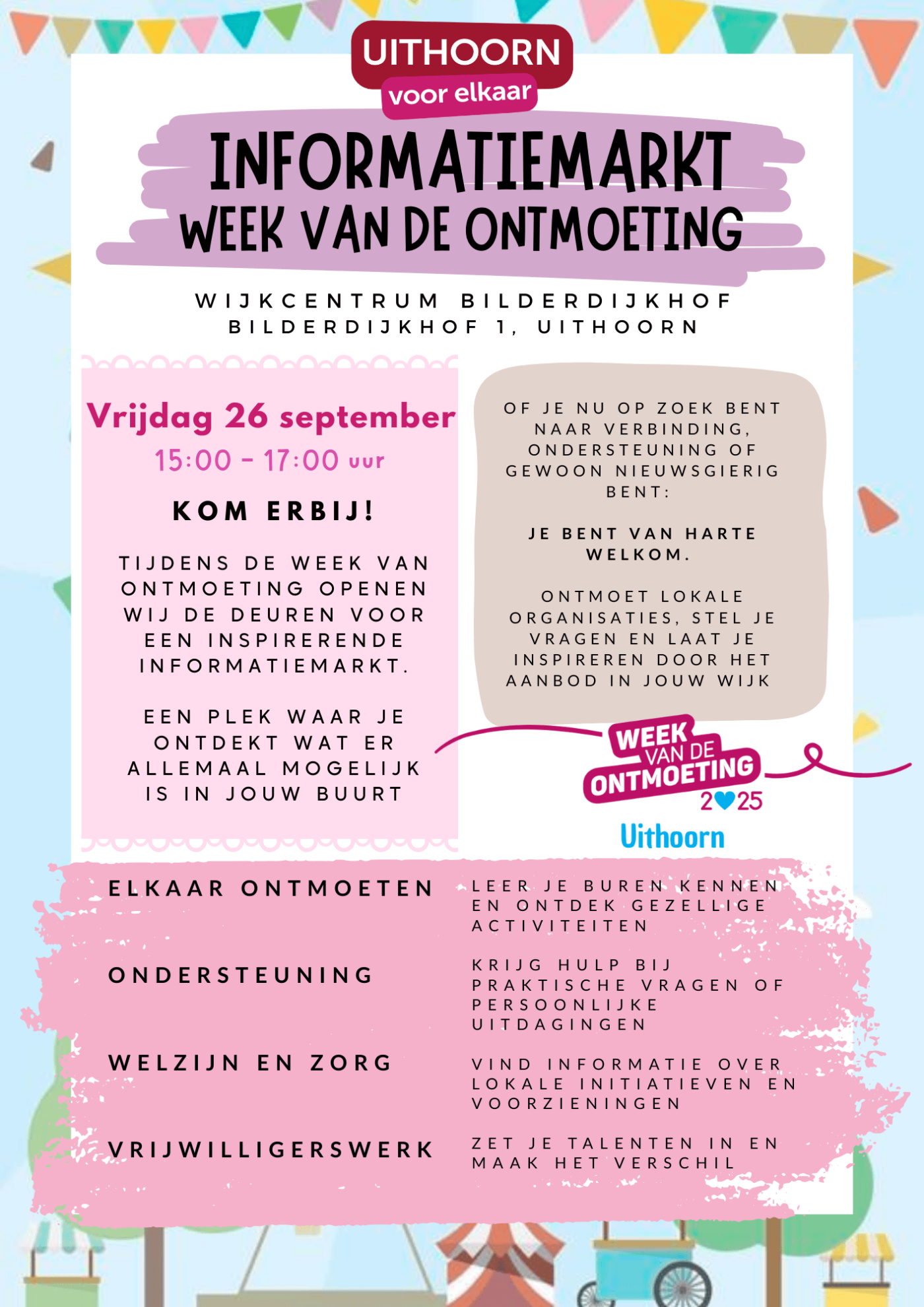 Informatiemarkt Week van de Ontmoeting